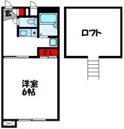 レオパレス花見ヶ浜の間取り画像