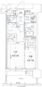 グランフォーレ千早プレミアの間取り画像