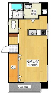 駅南第2ケイコービルの間取り画像