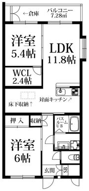 SUN’Sももちの間取り画像
