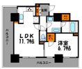 グランアルト天神タワーの間取り画像