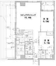プライマル福岡平尾の間取り画像