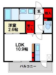 ルーベンスローザIIの間取り画像