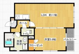 プラム天神の間取り画像