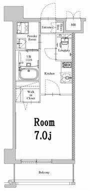 エンクレスト天神WESTの間取り画像