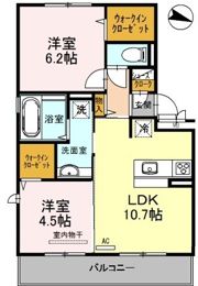 優水の間取り画像