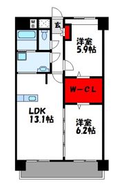 ニューガイア博多東の間取り画像