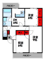 ブリリアントジョゼの間取り画像
