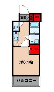 エンクレスト天神FOCUSの間取り画像