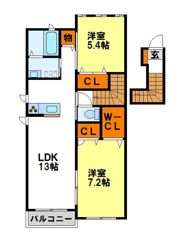 サングランデ原田Iの間取り画像
