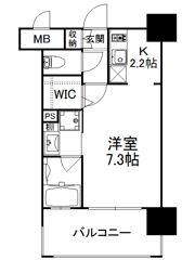 エンクレスト薬院NOBLEの間取り画像