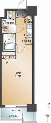 エンクレスト警固の間取り画像