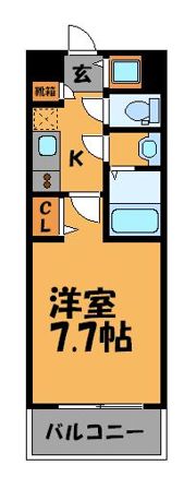 グランフォーレ薬院の間取り画像