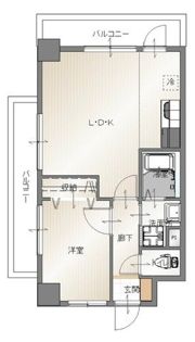 HF平尾レジデンスの間取り画像