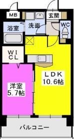 アルティメゾン博多の間取り画像