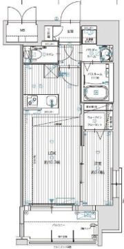 グランフォーレ博多駅プレミアの間取り画像