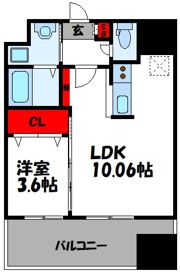 ランドマーク和白の間取り画像