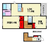 シャーメゾンノーサイドの間取り画像