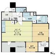 ライオンズ赤坂セントマークスの間取り画像