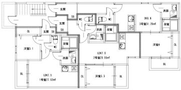 Hale Lea春日の間取り画像