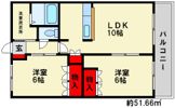 ヒースローズの間取り画像