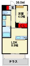 Flowers Cabinの間取り画像
