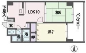 キャメロット・パークビューの間取り画像