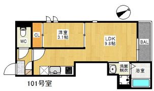 Grandtic Rein einsの間取り画像