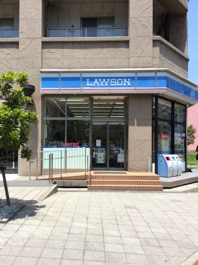 近くのローソン 福岡港一丁目店まで53m（徒歩1分）