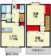 サン・メゾン・フルール 3の間取り画像