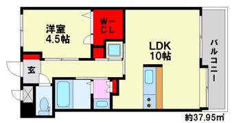 クリエート日赤通りの間取り画像