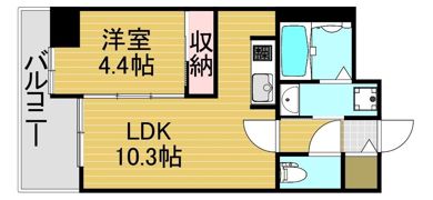 アーバンコート赤坂の間取り画像
