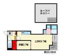 サンメゾン大橋の間取り画像