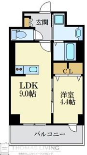 ホルツ博多駅前の間取り画像