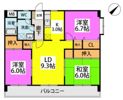 ルミエール博多の間取り画像