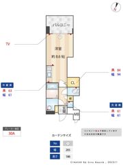 レキシントンスクエア白金の間取り画像