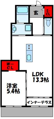 エスペランサイーストの間取り画像