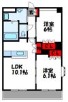 パークサイド鳥居前の間取り画像