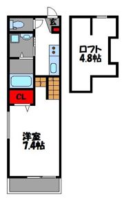 Crecia香椎駅前IIの間取り画像