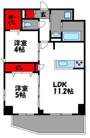 S-RESIDENCE名島の間取り画像