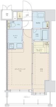 ネストピア博多駅前IIの間取り画像