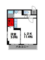 テゾーロカーザの間取り画像