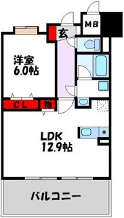 キルンズ博多駅南の間取り画像
