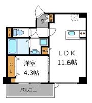 サンドーレ薬院の間取り画像