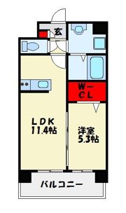 クレメンティアの間取り画像