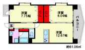 平尾さらさの間取り画像
