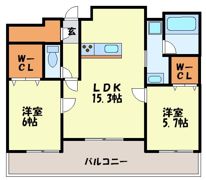 エイチス高宮の間取り画像