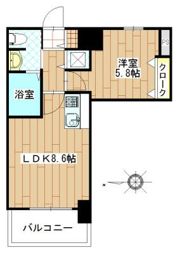 ステイツ姪浜駅前の間取り画像