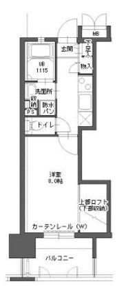 アクタス博多Vタワーの間取り画像