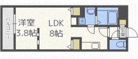 Branche博多住吉の間取り画像